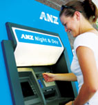 ANZ Bank Automatic Teller Machine