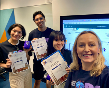 ECU's Winning Team and Dr Violetta Wilk
