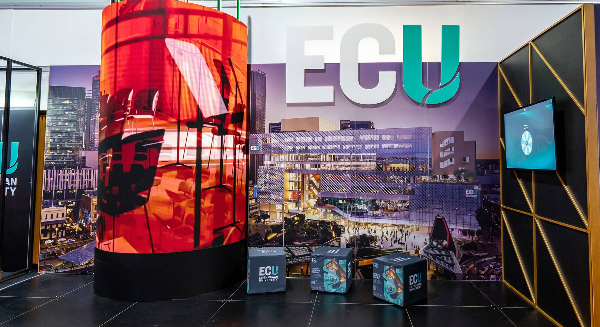 ECU marketing stall at an event