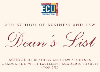 School of Business and Law Dean's List
