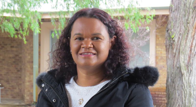 Scholarship recipient, proud Noongar and Ngadju woman and Master of Business Administration student, Joanne Hill.
