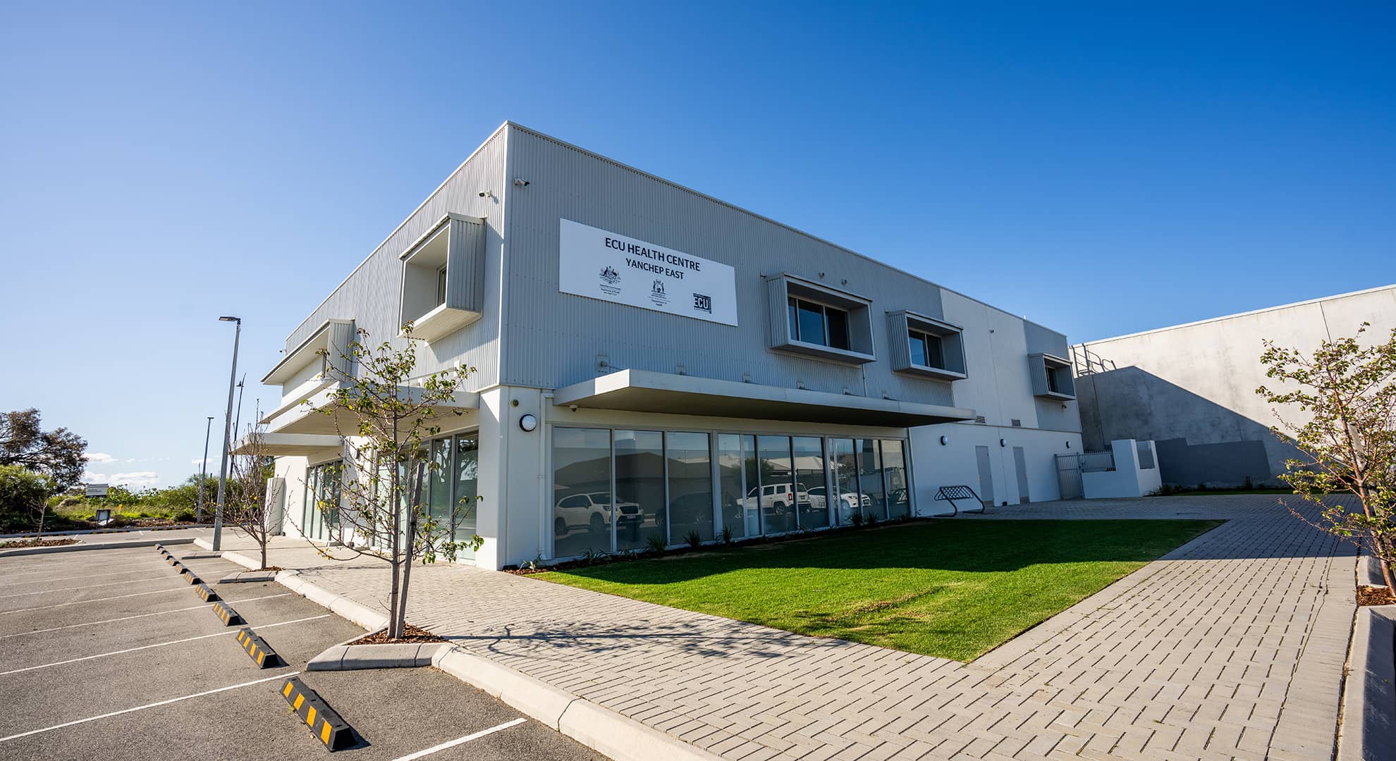 Outside view of the ECU Medical Centre Yanchep