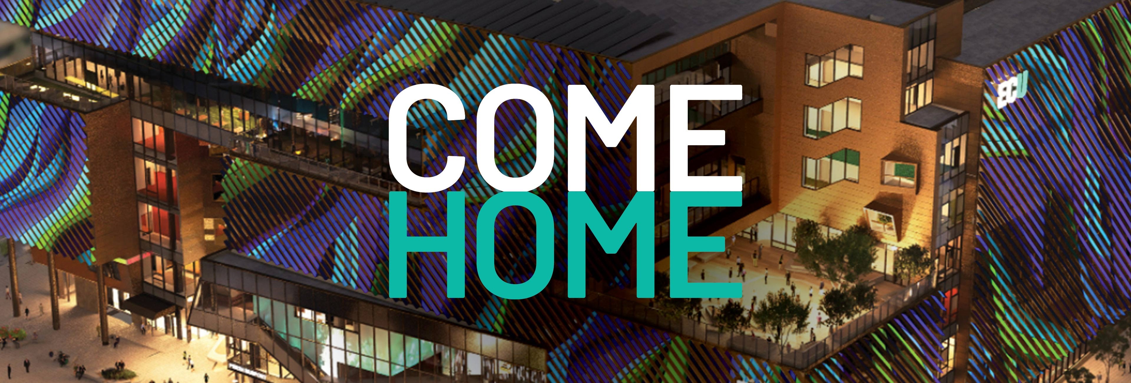 This is the campaign banner for the Come Home campaign