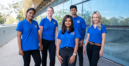 Student volunteers at ECU Joondalup