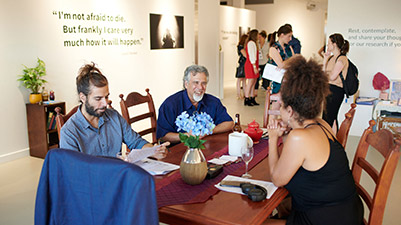 Conversations Around the Kitchen Table at ECU's Spectrum Project Space