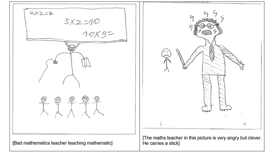 Drawings of schools teachers