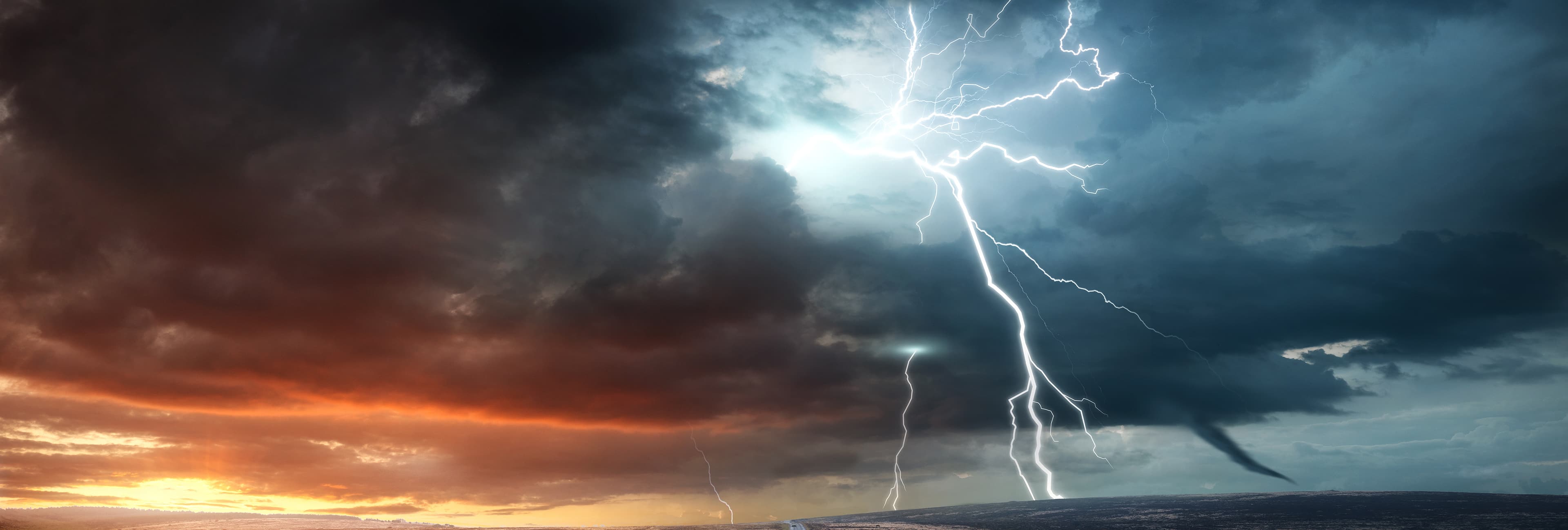 Stormy sky.