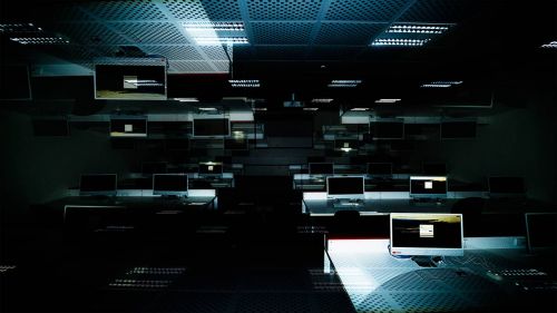 Abstract image of classroom
