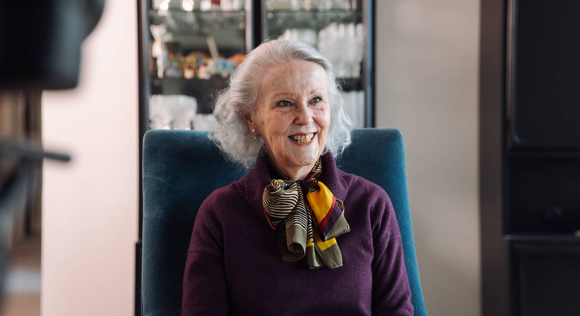 Paula Huston seated at home