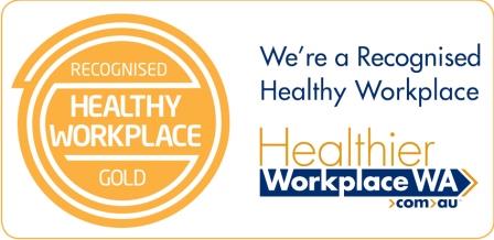 Healthier Workplace WA logo