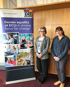 ECU | ECU hosts visiting UK professor for Athena SWAN collaboration ...