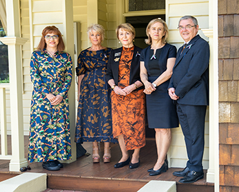 Professor Cobie Rudd, Ms Libby Lyons, the Honourable Kerry Sanderson AC CVO, the Honourable Simone McGurk MLA, Professor Steve Chapman CBE