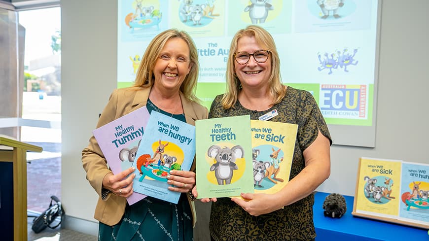 Little Aussie Bugs authors Dr Amelia Ruscoe and Dr Ruth Wallace.