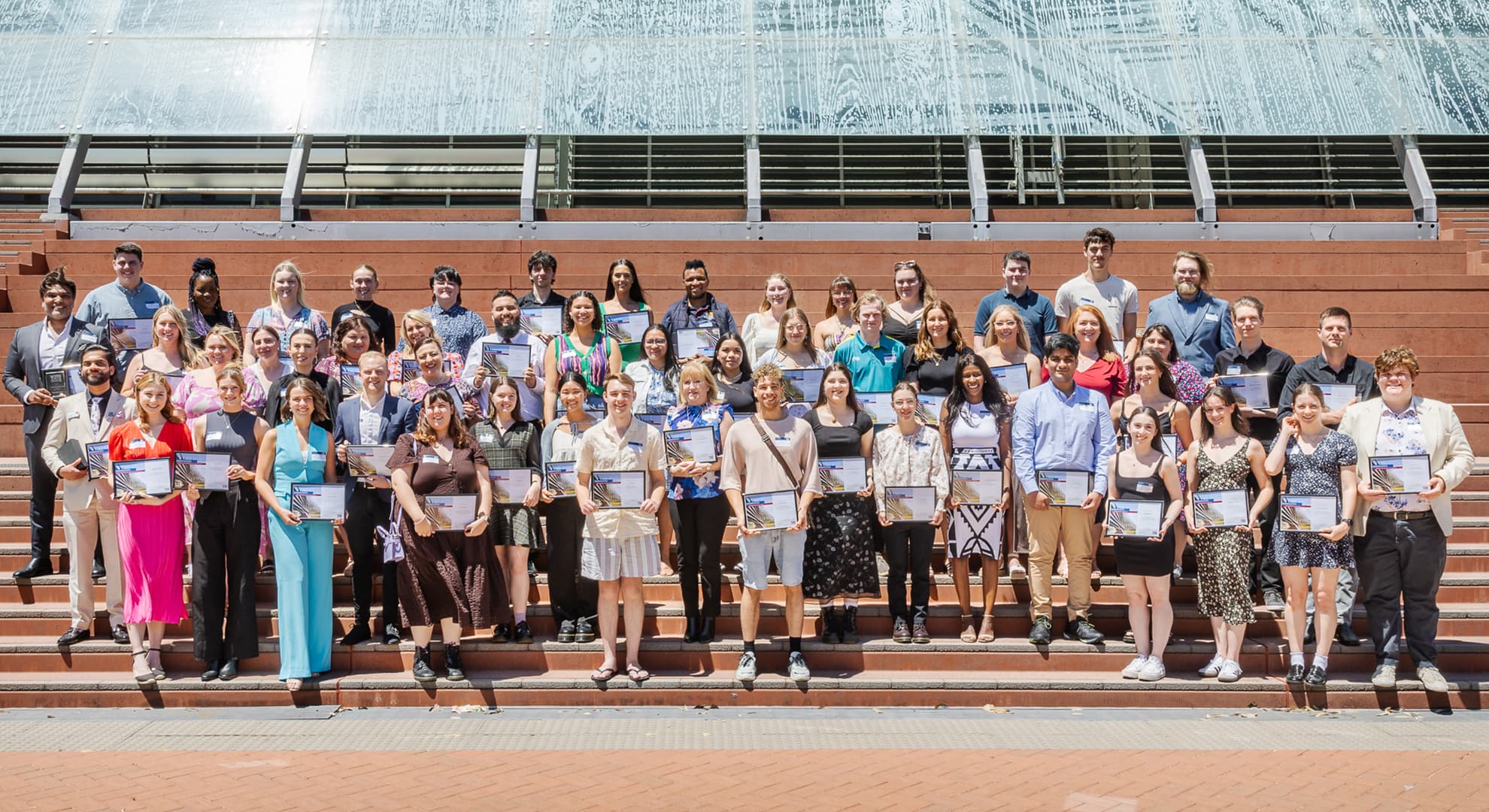 ECU Scholarships recipients and award winners.