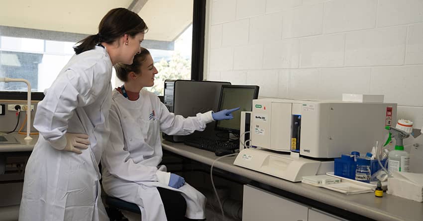 Scientist in lab