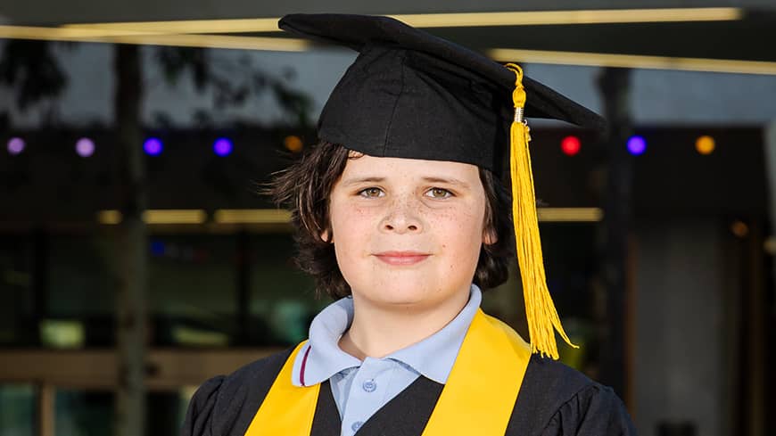 Hedley Ryder in regalia.