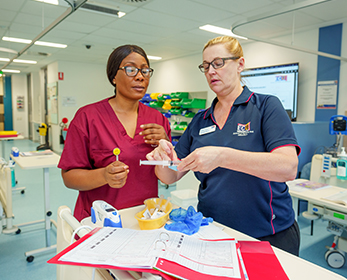 A nursing student learns in a clinical setting at ECU South West Campus. Celebrate the contribution made by nurses on 12 May; International Nurses Day. Find related research in ECU's institutional repository, Research Online.