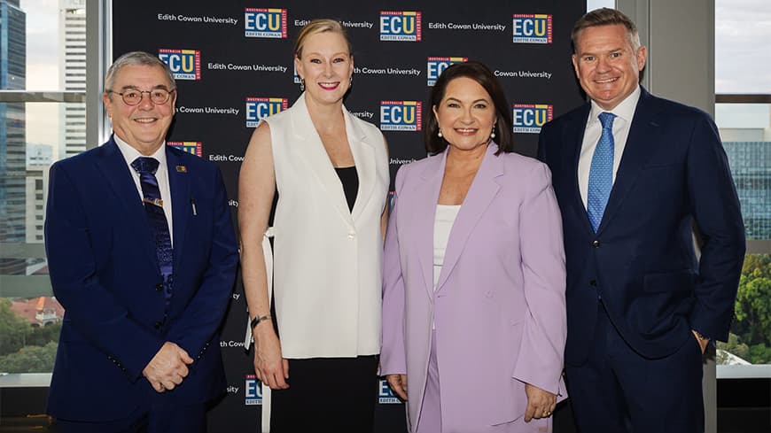 Steven Chapman, Leigh Sales, Andrea Burns and Michael Usher