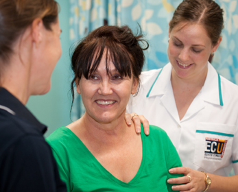 Our students work with qualified healthcare professionals to deliver client care programs