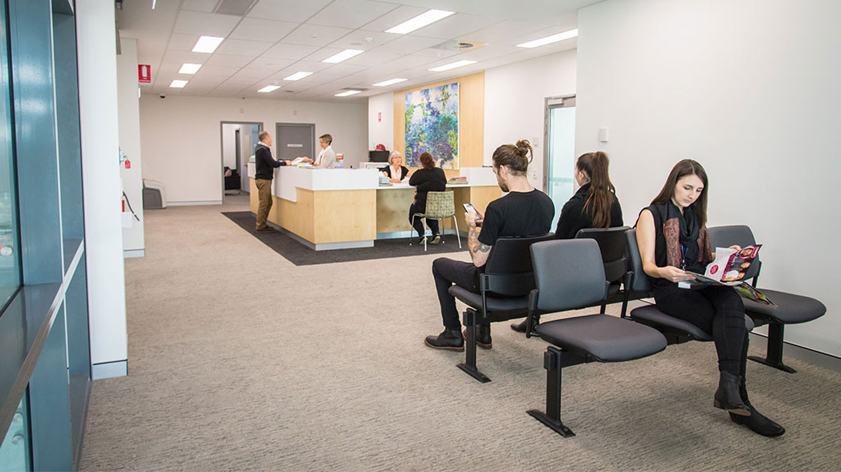 ECU Psychological Services Centre - Waiting room.