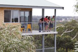 Balcony views of student village at South West campus