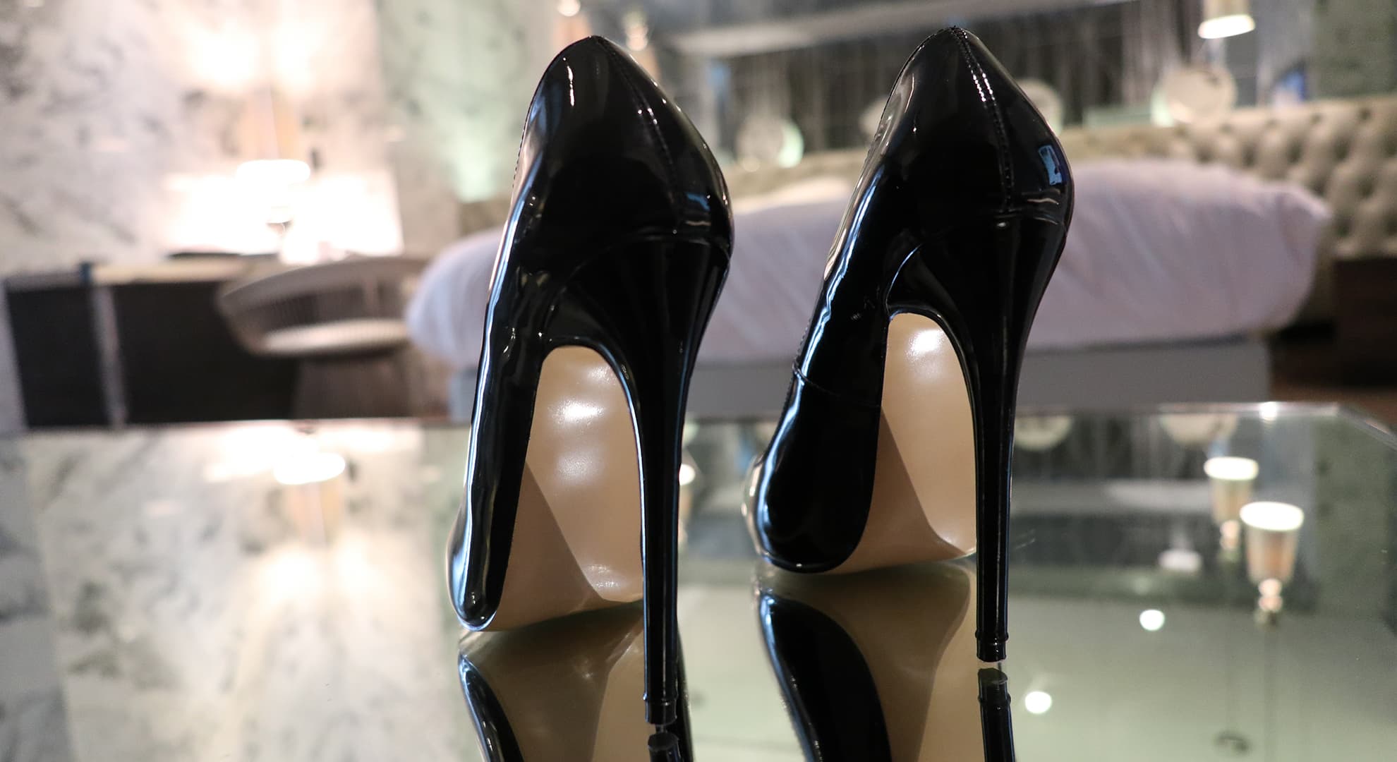 Image of stiletto shoes.