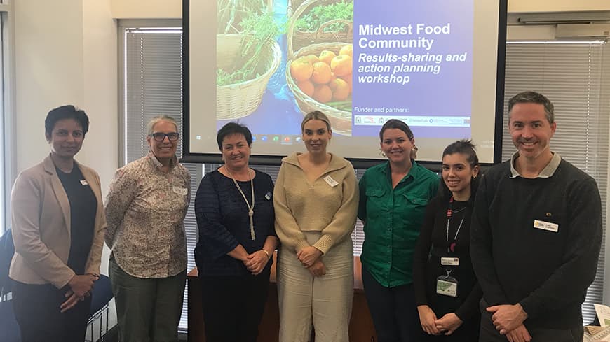 Midwest Food Community action planning workshop attendees.
