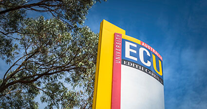 ECU campus signage