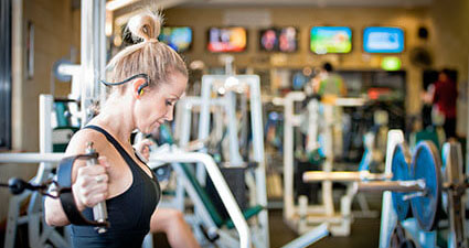 Women at the gym