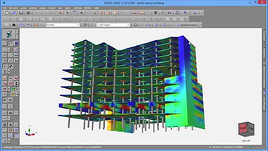 image of computer generated building design