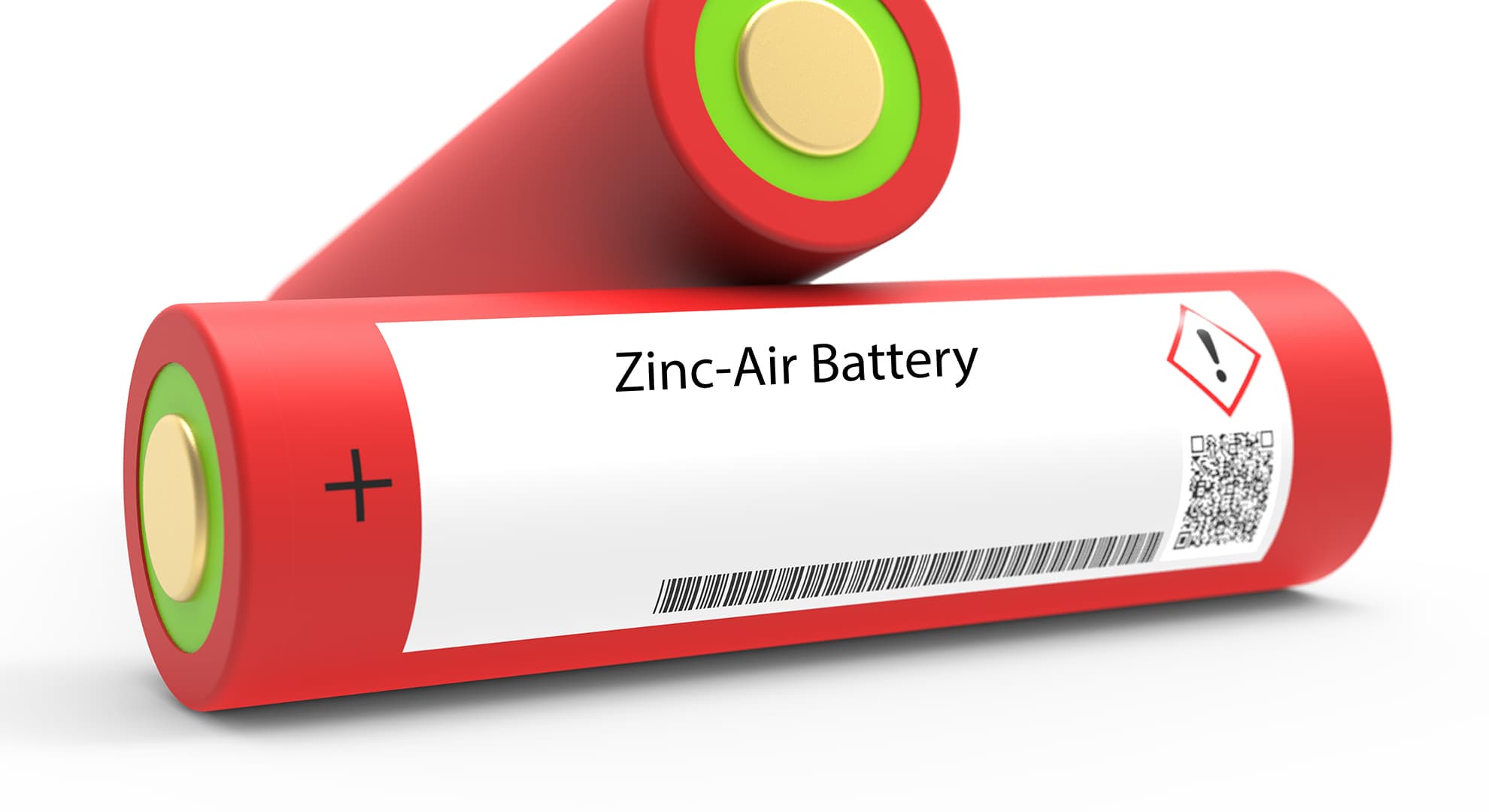 Red zinc-air battery