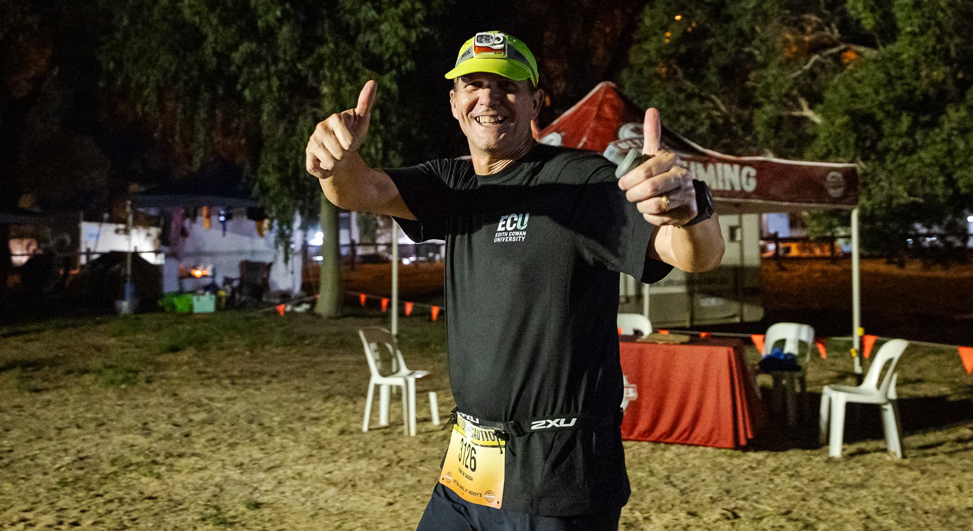 A man giving the thumbs up