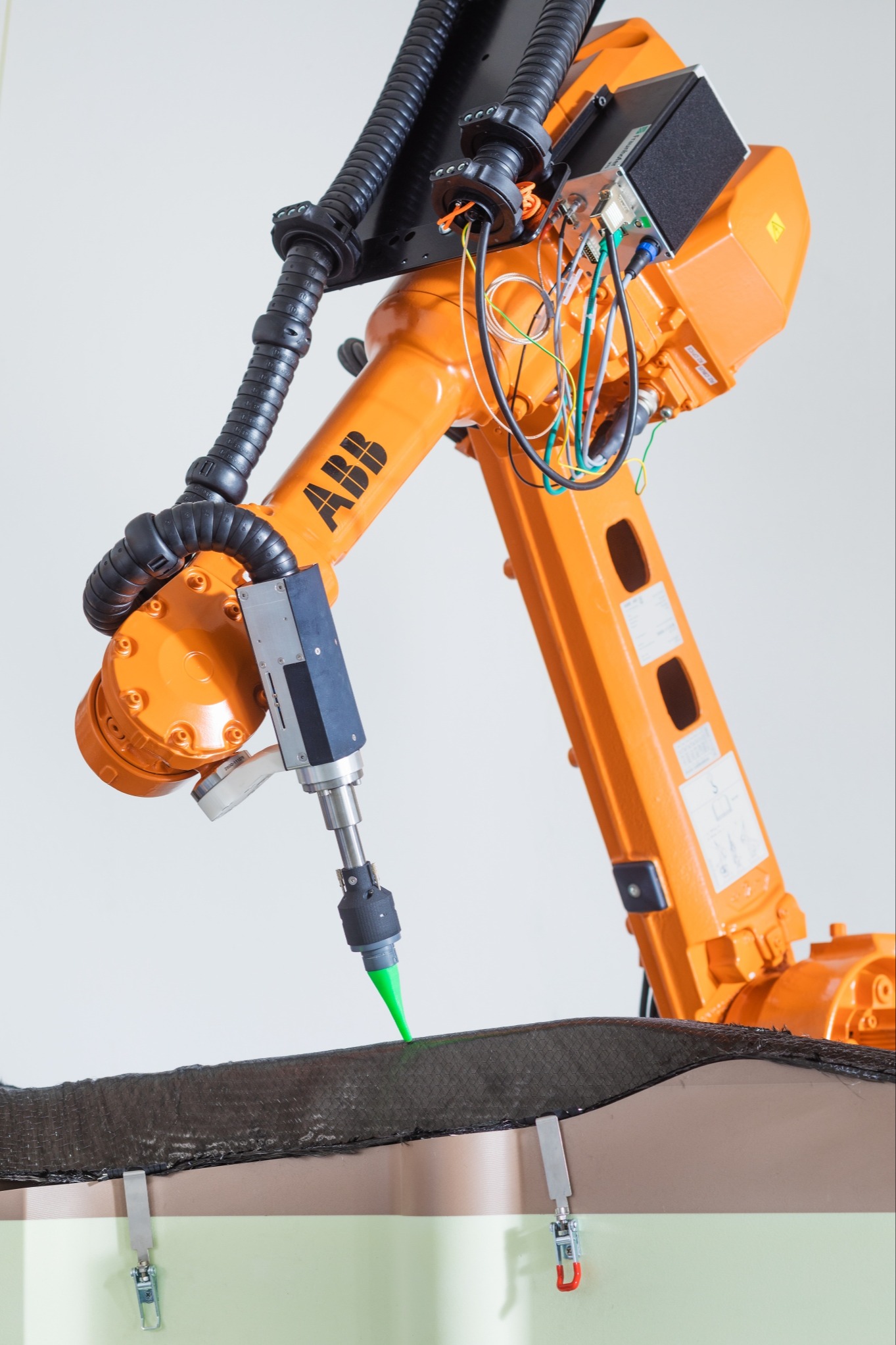 Robot-assisted CFRP inspection with eddy current