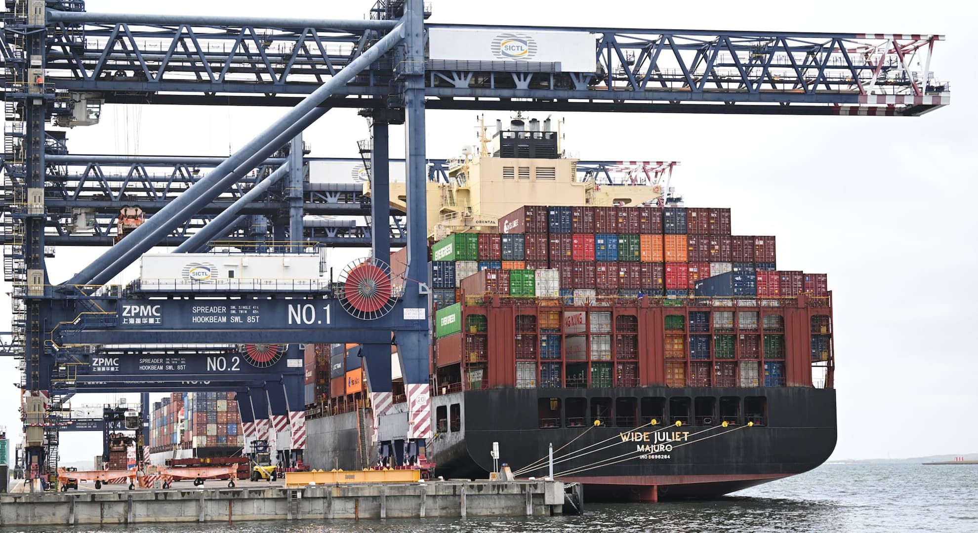 Ship at port