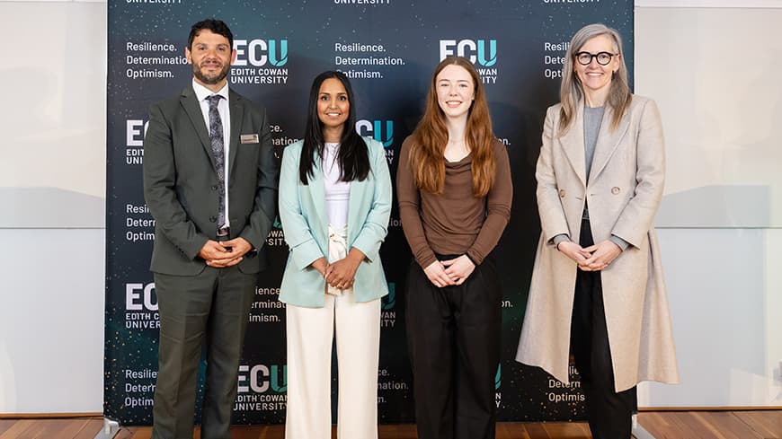 People standing in a line.