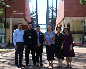 From left: Dr Soheil Kazemian, Dr Jun Wen, Dr Edmund Goh, Dr Stephanie Meek, Dr Tricia Ong and Dr Deepa Bannigidadmath 