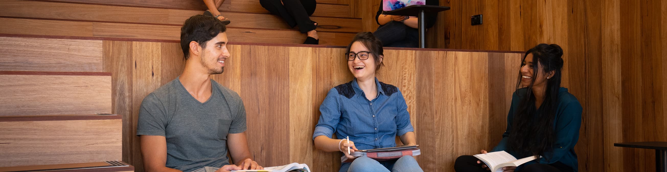 Students in Library