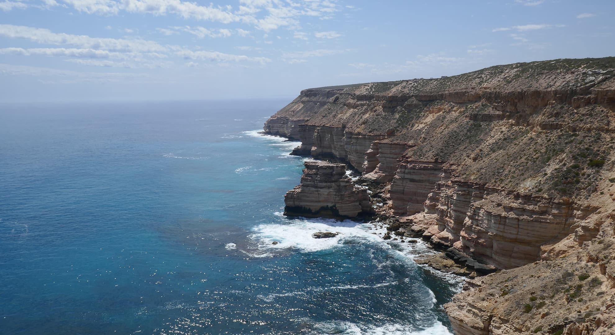 Western Australian coastline near Kalbarri north of Perth