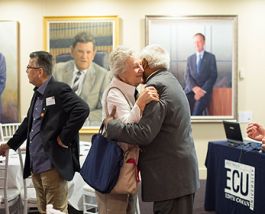 Reunion of former staff at ECU.