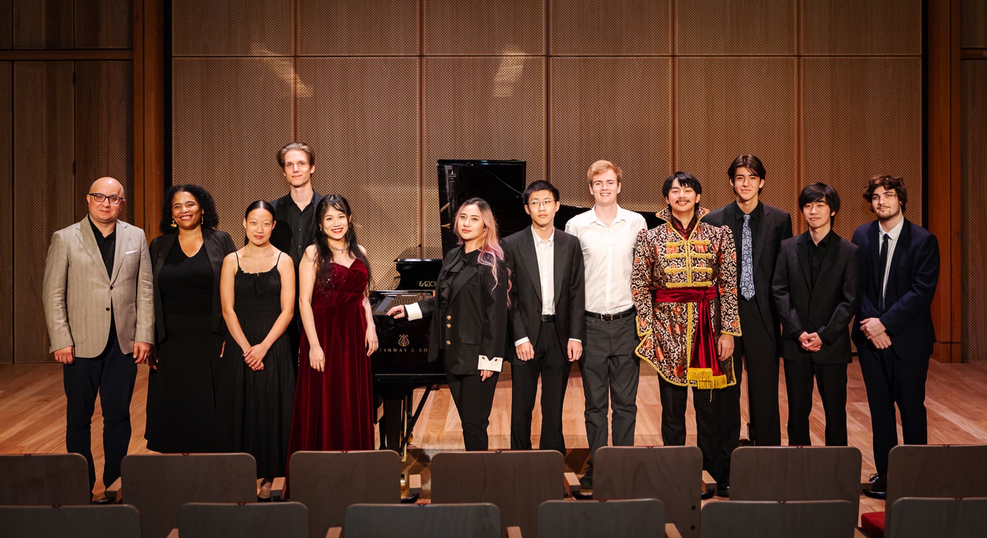 WAAPA Classical Performance students with Alexander Gavrylyuk.