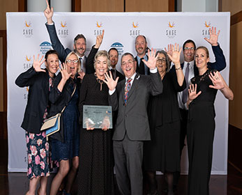 ECU Staff Members at the SAGE Athena SWAN Awards Ceremony, December 2018