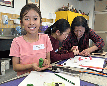 CU members and their families using their imagination and technology to create animation videos