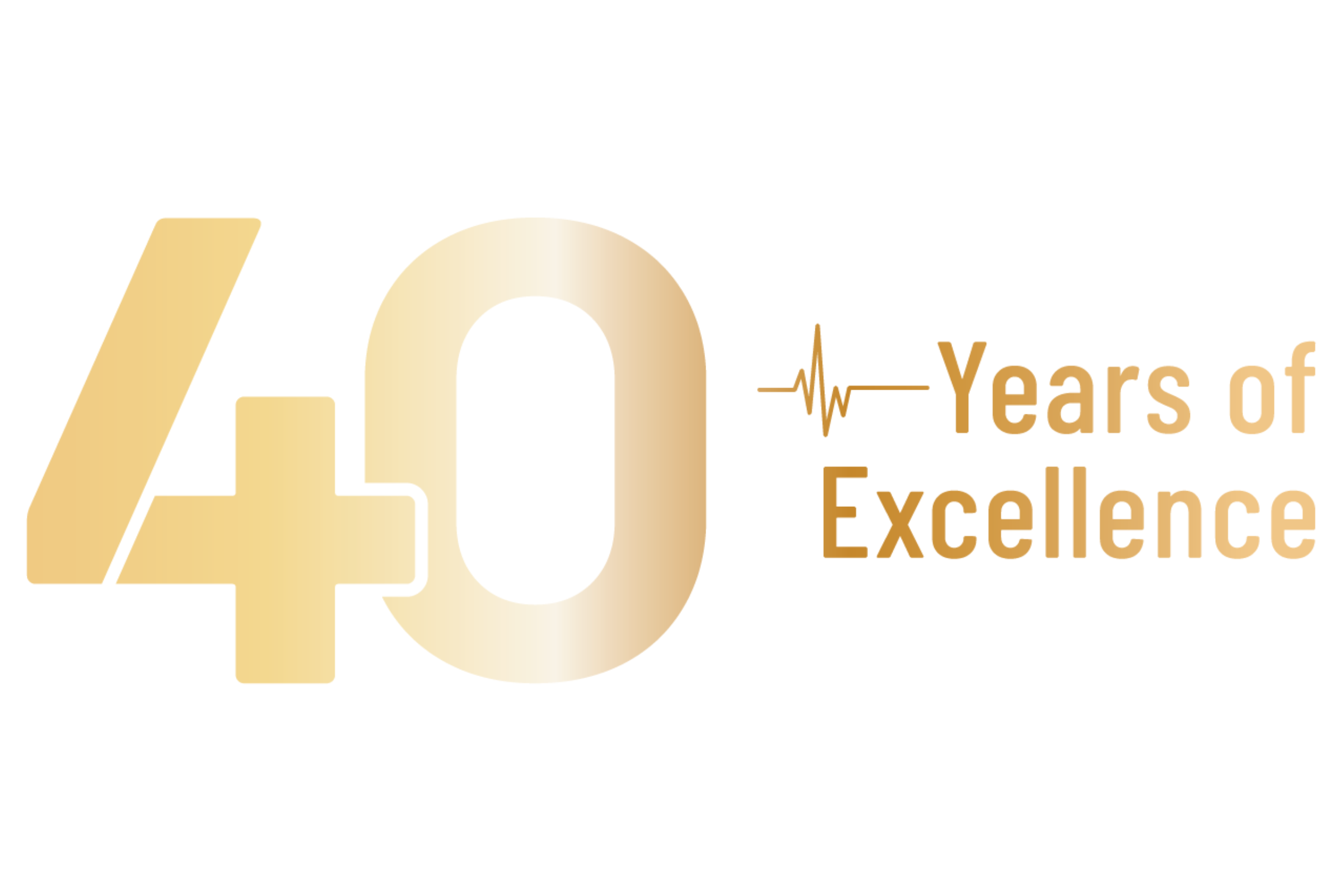 40 years of excellence Logo