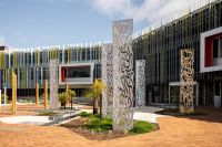 Boorna Baronga Cultural Reflection Space structure on the Joondalup Campus