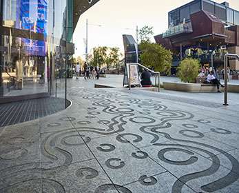 Public Artwork by Lea Taylor at ECU City Campus
