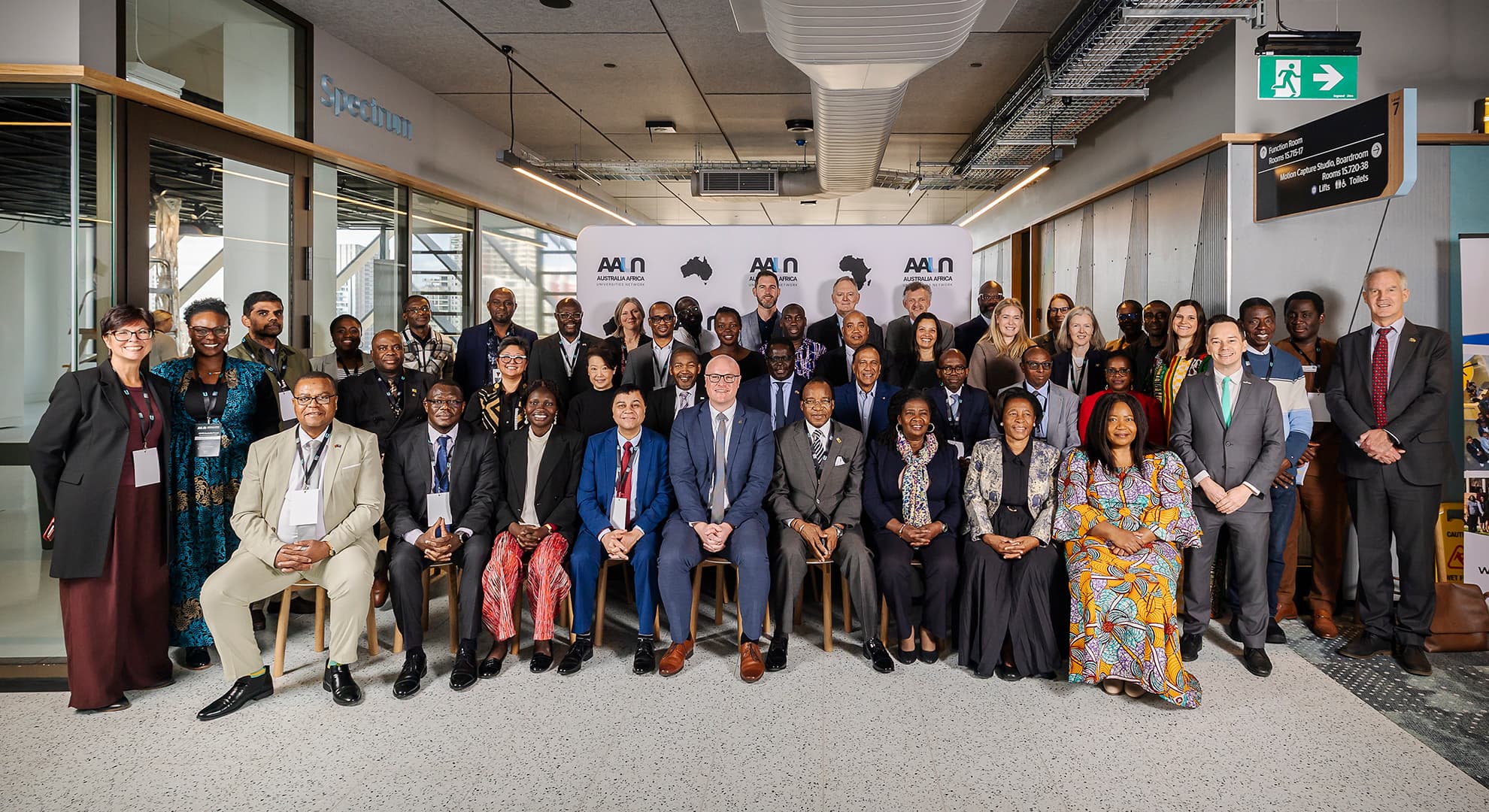 Group photo of forum members
