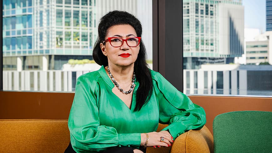 Professor Maryam Omari.